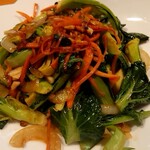 栄夏 - ターツァイのオイスター炒め(750円税込)