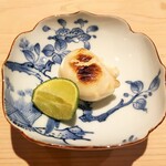 新ばし 星野 - ふぐの白子焼き