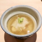 新ばし 星野 - 焚き合わせ：めぬけの蕪蒸し