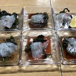 Mankou Shouten - 鯛のうす造り<6皿12切>
