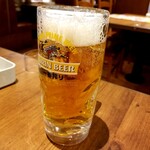 ジョリーパスタ - 生ビール 480→240円