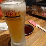 Yakiniku Izakaya Nakajima Shouten - キンキンに冷えた生ビール