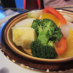 HAVANA CAFE - タジン蒸し季節野菜(\800-)