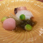 和やまむら - 2012年4月あま鯛・ズッキーニ