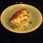 大神 - 牡蠣の炊き込みごはん(オコゲたっぷり)