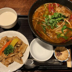 Ushan Ru - 激辛！水煮牛肉麺　ランチセット