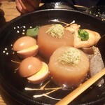 待庵 - おでん盛り合わせ