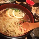 待庵 - 塩レモンらぁ麺      600円