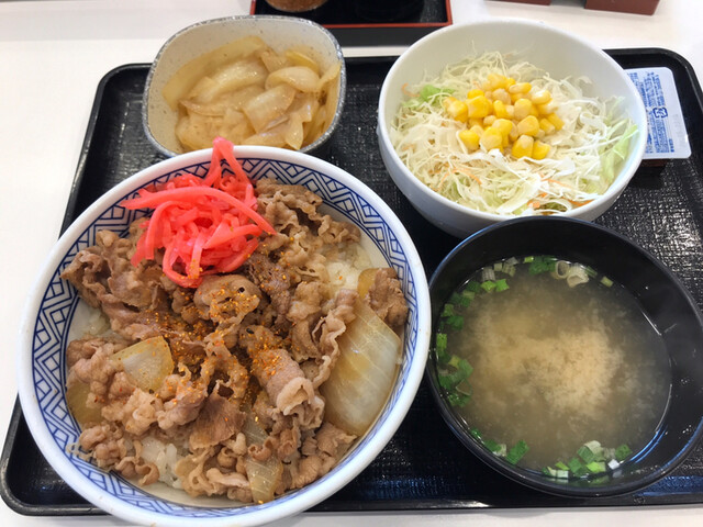 吉野家 7号線鶴岡店 - 羽前大山（牛丼）の写真