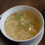 Ajino Tokeidai - あんかけに付く玉子スープ