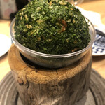 Sushi Sake Sakanasugitama - 杉玉に模したポテサラ、可愛いね