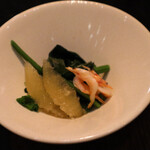 熱海倶楽部　迎賓館 - 数の子と菠薐草のお浸し