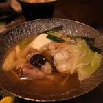 熱海倶楽部　迎賓館 - 鮟鱇と冬野菜一口鍋