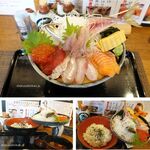 エビフライと定食 うおのぶ食堂 - 海鮮丼,うおのぶ食堂井田南町店(愛知県岡崎市)食彩品館.jp撮影