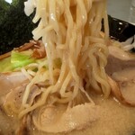 Raamen Kagetsu Arashi - ７日間限定 嵐げんこつらあめん塩スペシャル 麺アップ(2020年2月29日)