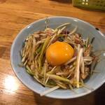 横浜ラーメン とんこつ家  - ネギ玉丼 ¥300