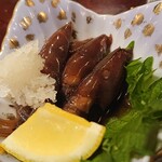 梅田 肉の寿司 かじゅある和食 足立屋 - ホタルイカ沖漬け