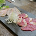 トリワイン ＰＩＫＯＳＨＨＨＵ - 鶏の２種生ハム