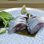 家庭料理 小川 - 自家製しめサバ