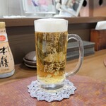 桶家乃隠居 - 桶屋ジョッキで生ビール