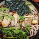 Inaka Udon Shinoshin - 牡蛎うどん大盛り¥1,540＋¥165