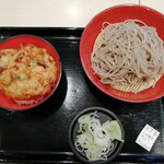 名代富士そば - ミニかき揚げ丼セット