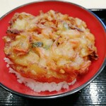 名代富士そば - ミニかき揚げ丼