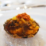 ウシマル - モクズガニ　サツマイモ（あやひめ）　唐墨