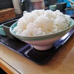 魚沼亭 - 「魚沼産コシヒカリ」大盛いっとくでしょ！