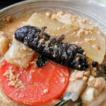 魚沼亭 - これ　あんこうの皮　こわいー