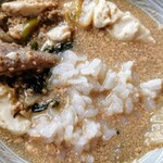 魚沼亭 - 純白の「ごはん」が銀色になった画　そう見えない？