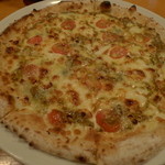 イタリアンおりべ - 蕗味噌とゴルゴンゾーラのピザ1300円