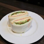 Hoshino Kohiten - ハムと野菜と玉子のサンド
