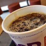 マクドナルド - アイスコーヒーM(クーポン120円)です。