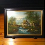 鳥一 - マスターの故郷新潟。この絵を描いた留学生は、のちにルーブル美術館の館長になられたそうだ。