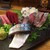 大衆酒場山猫屋 - 「刺身盛り合わせ」 〆トロ鯖(愛媛)、マグロ赤身、中トロ、ツムブリ、水ダコ(北海道)