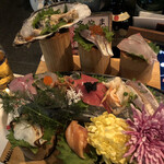 厳選地酒と本格焼酎の店 うみんちゅ - 刺身盛り