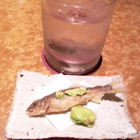 鮨　銀座　鰤門 - 稚鮎から揚げ
