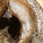 温石 - ピンク色に煌く喉黒の脂