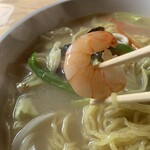 めん処いなば - 予想以上にプリプリ海老