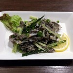 炭火焼肉ふじた - センマイ刺し。