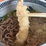 Bikkuri Udon - 『かけ』の最安値食おうと思ったんだけど、やっぱり天ぷらで食いたい！！！
                        
                        
                        この値段で『かき揚げ』ではなく海老天ってのは素晴らしい！！！
                        
                        
                        
                        