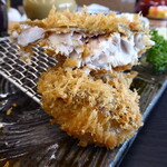 とんかつ かつ丸 - ホッケフライ（断面）