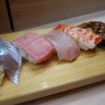 牧山 - 鯵、トロ、鯛、海老、穴子