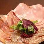 洋風酒場 ぐりるぼんてん - 3種のハム盛り合わせ