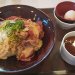 Sukiya - N.Y.ポーク丼、オニオンスープ&おんたまセット