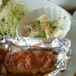 Cafe ぱ・どぅ・しゃ - 豚肉のクリームチーズ巻き