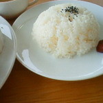 Cafe ぱ・どぅ・しゃ - ご飯大盛り！？