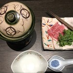 HOSHINOYA Guguan - 小鍋：和牛しゃぶしゃぶ 貝だし(台湾浅蜊)仕立て