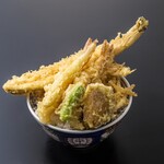 天麩羅 秋光 - 天丼　ハ